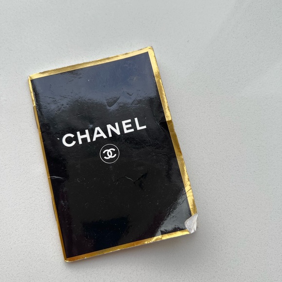 RARE Vintage Chanel No. 5 Canvas Chain Flap Bag - Picture 7 of 12